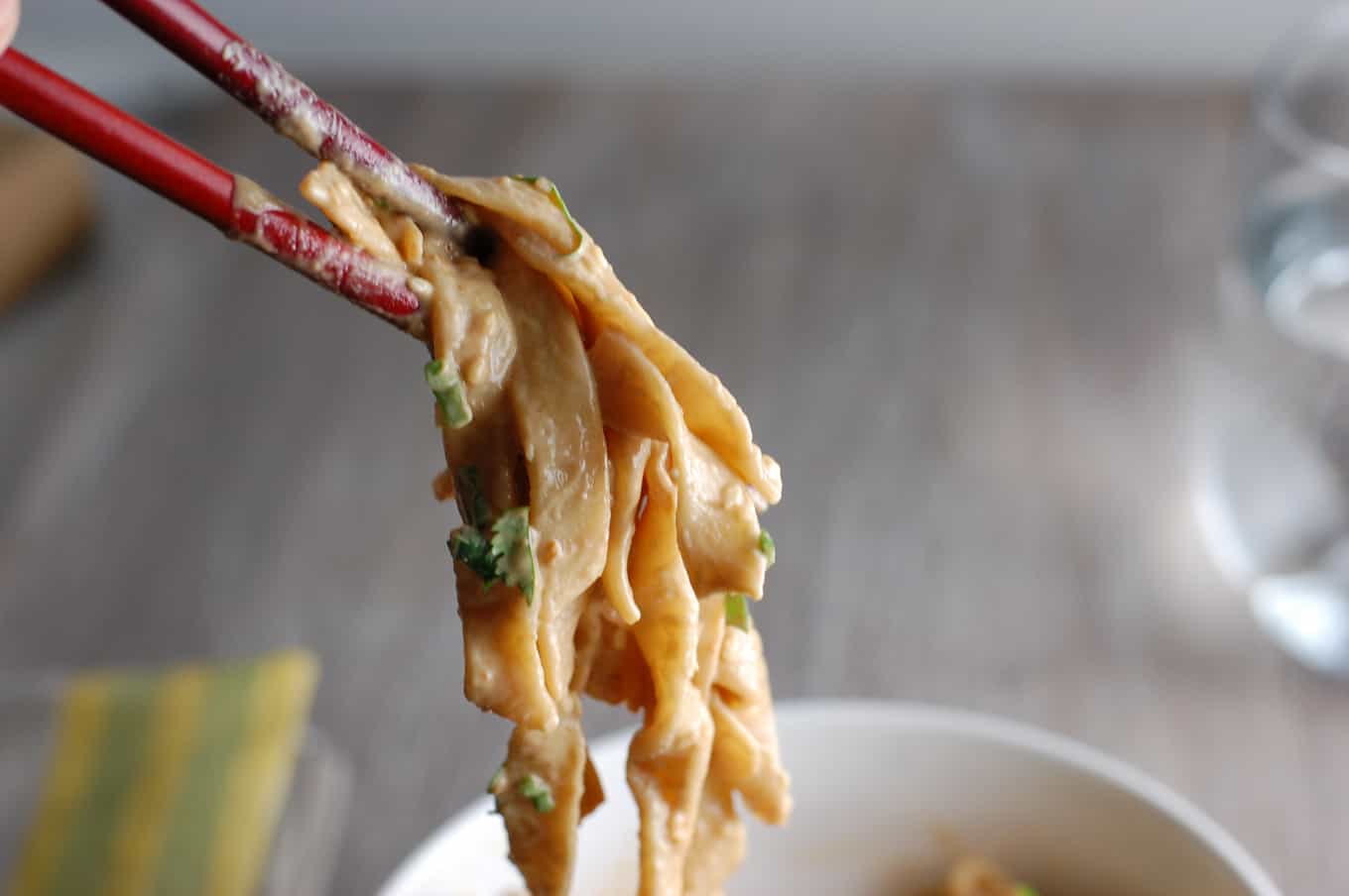 My best plant-based cold sesame noodles with peanut sauce recipe. Made with fresh or store-bought noodles it is vegan comfort food at its finest.