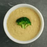 vegan broccoli cheese soup