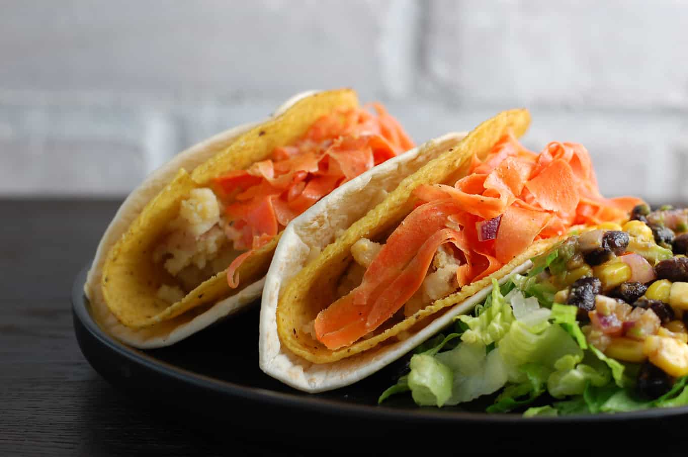 vegan potato tacos