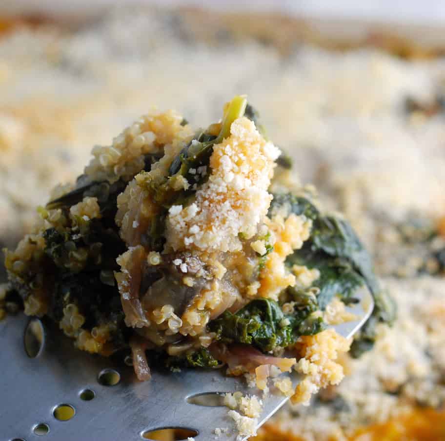 Vegan Quinoa Kale Casserole One Bite Vegan
