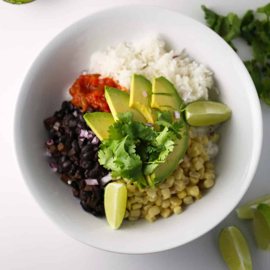 Vegan Burrito Bowl One Bite Vegan