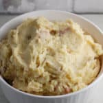 vegan mashed potatoes in a bowl