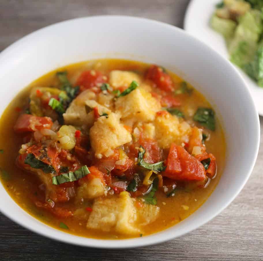 Tomato Bread Soup One Bite Vegan