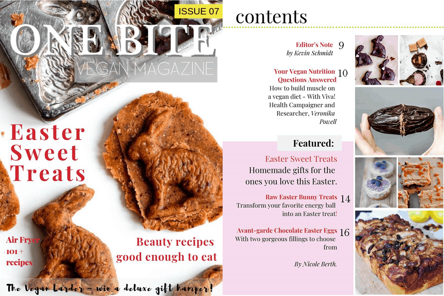 March 2019 Issue of One Bite Vegan Magazine is out now.