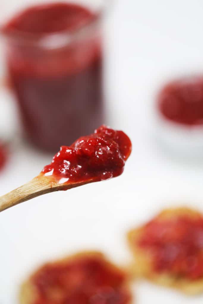 Sticky and Sweet Homemade Strawberry Jam from One Bite Vegan
