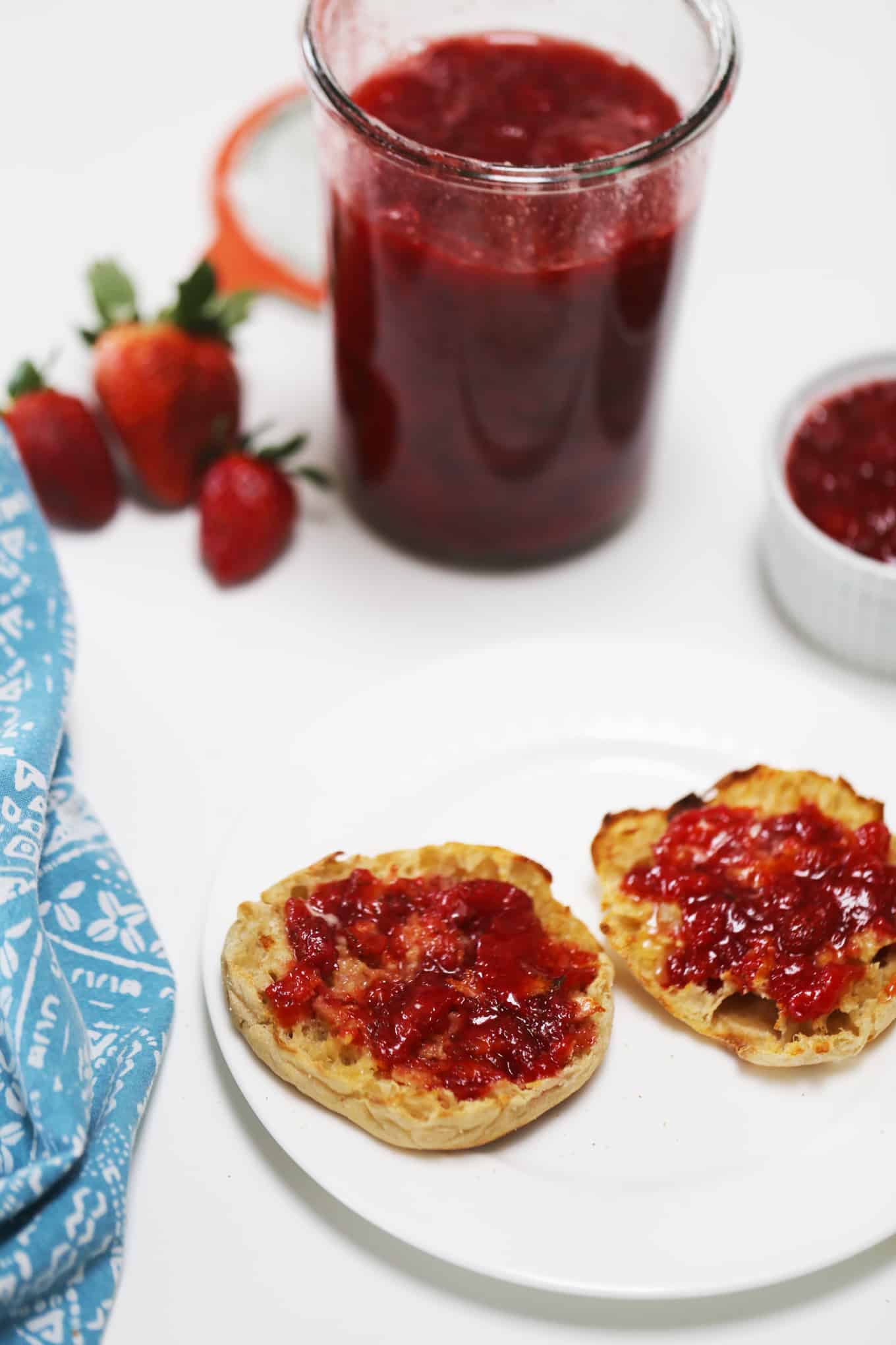 Homemade Strawberry Jam | One Bite Vegan