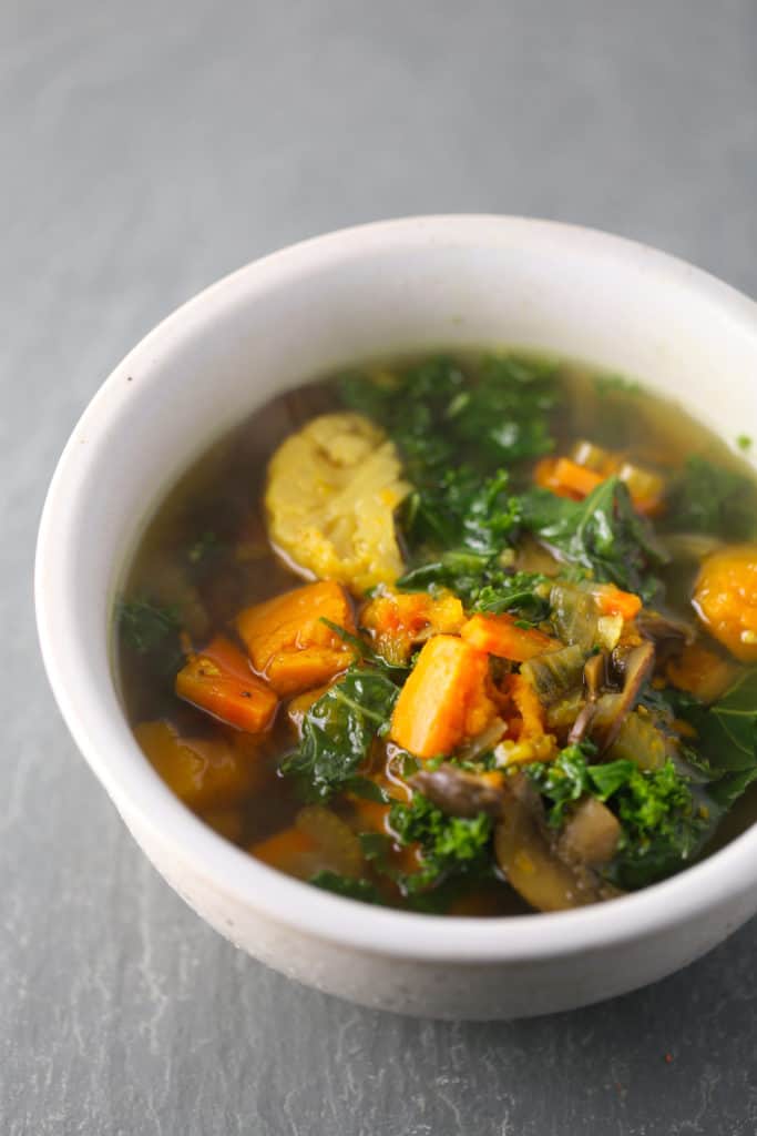 Hearty and delicious, Instant Pot Good Health Soup from One Bite Vegan