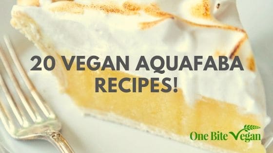 20 Vegan aquafaba recipes