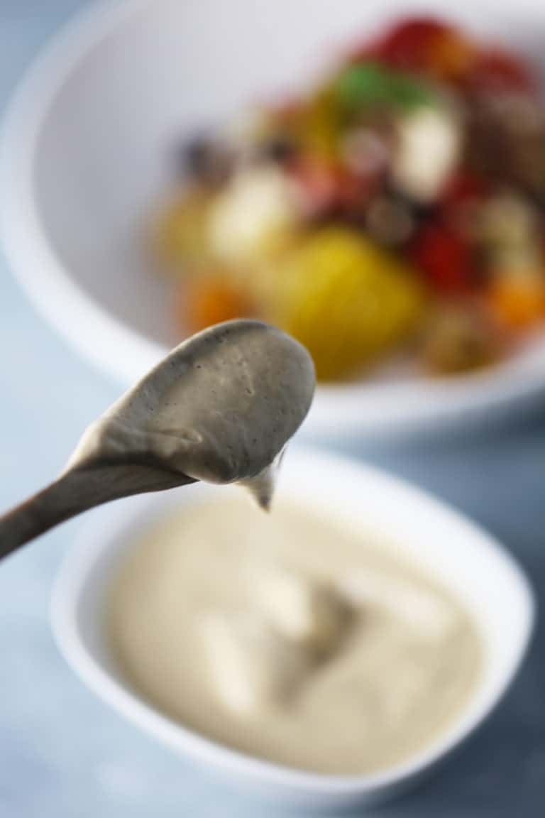 Vegan Creamy Greek Dressing One Bite Vegan