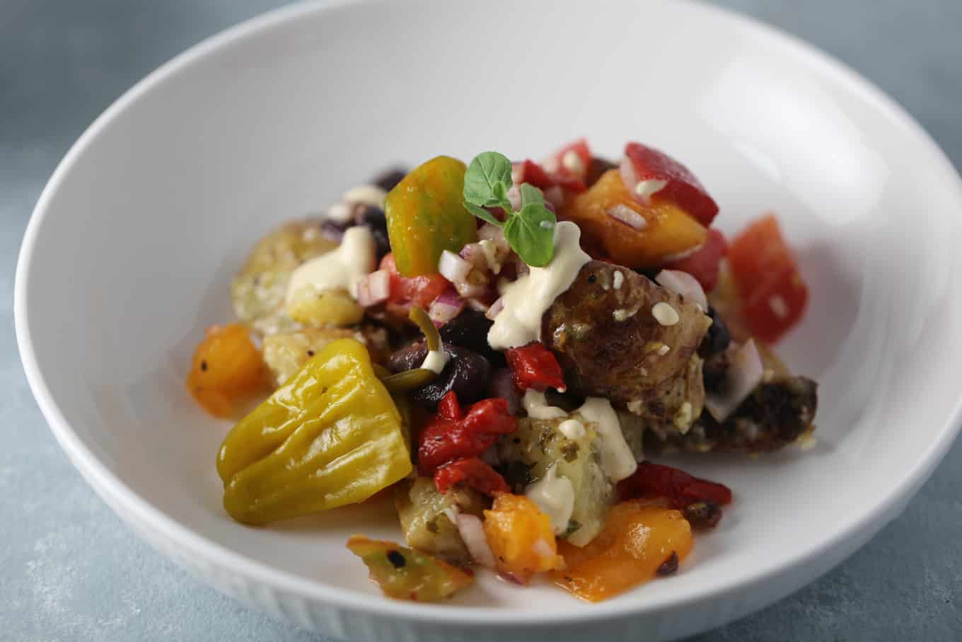 Vegan Creamy Greek Dressing One Bite Vegan