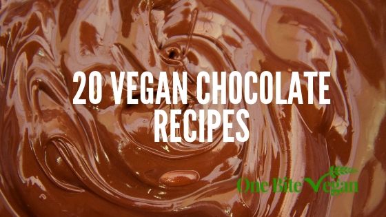 20 vegan chocolate recipes