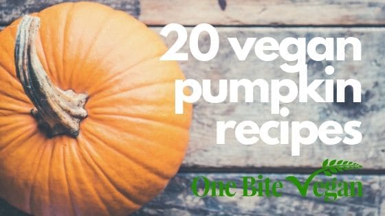 20 vegan pumpkin recipes