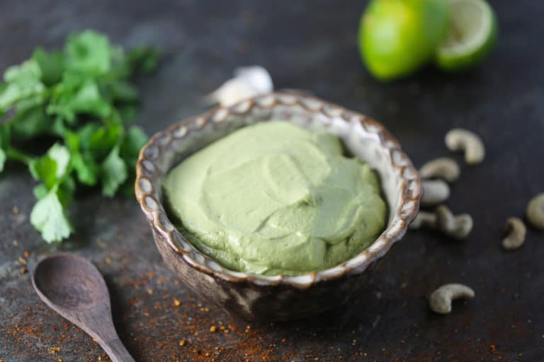 Creamy Cilantro Lime Sauce One Bite Vegan