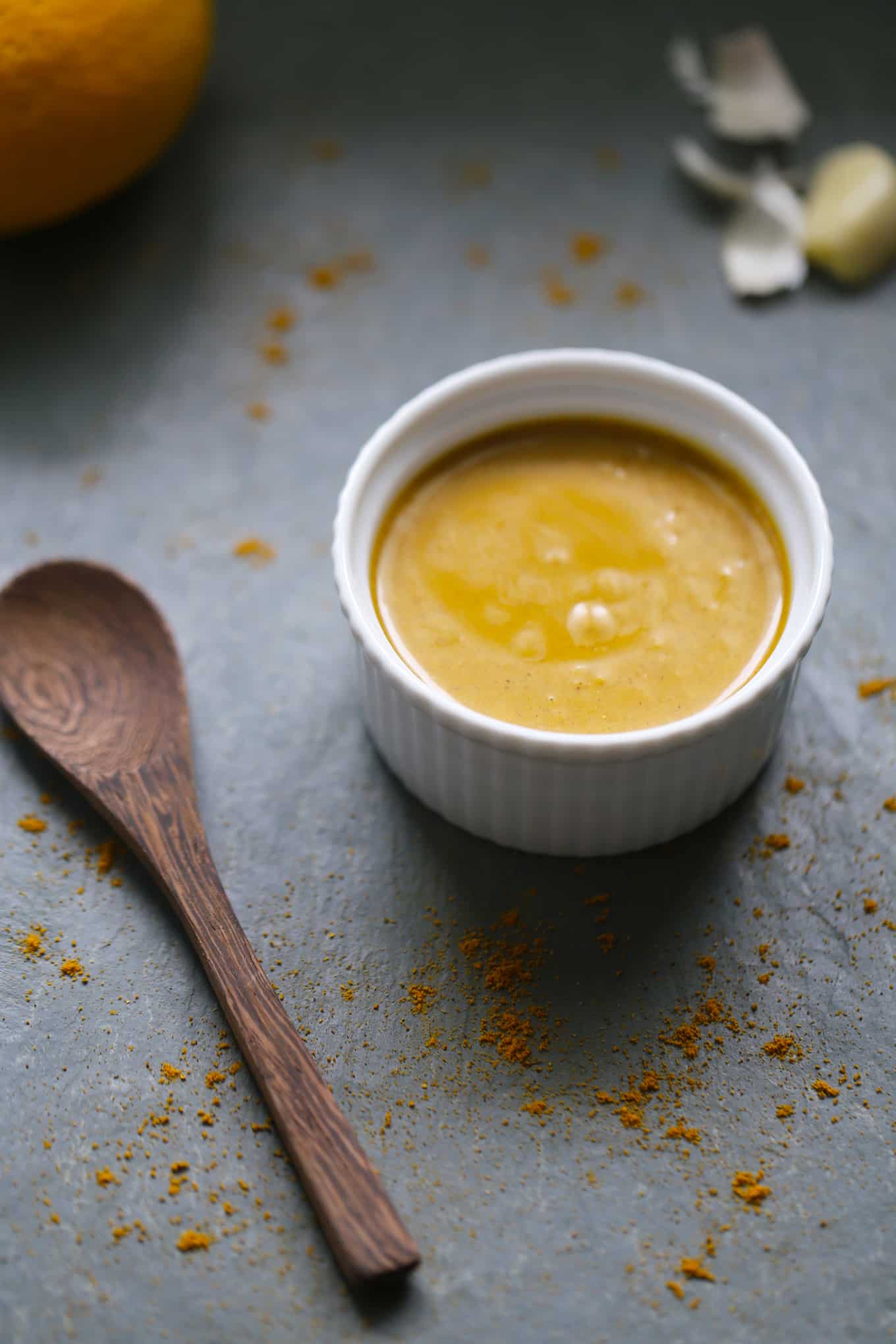 Baked Potato, Green Beans and Shiitake Mushrooms with Curry Miso Sauce