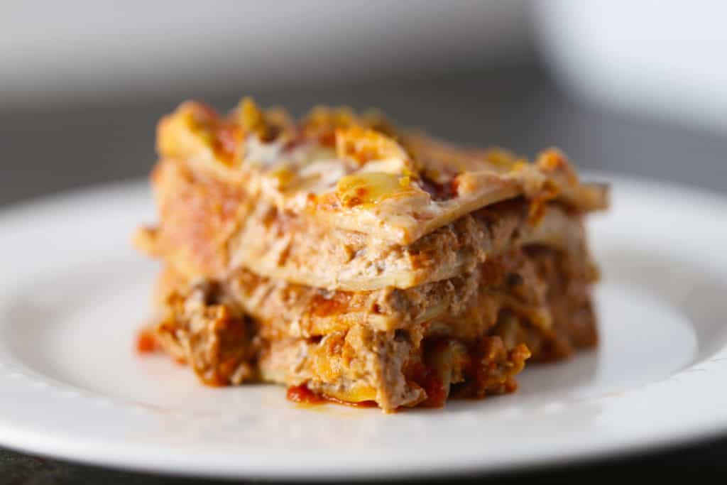 Vegan Meat Lasagna One Bite Vegan