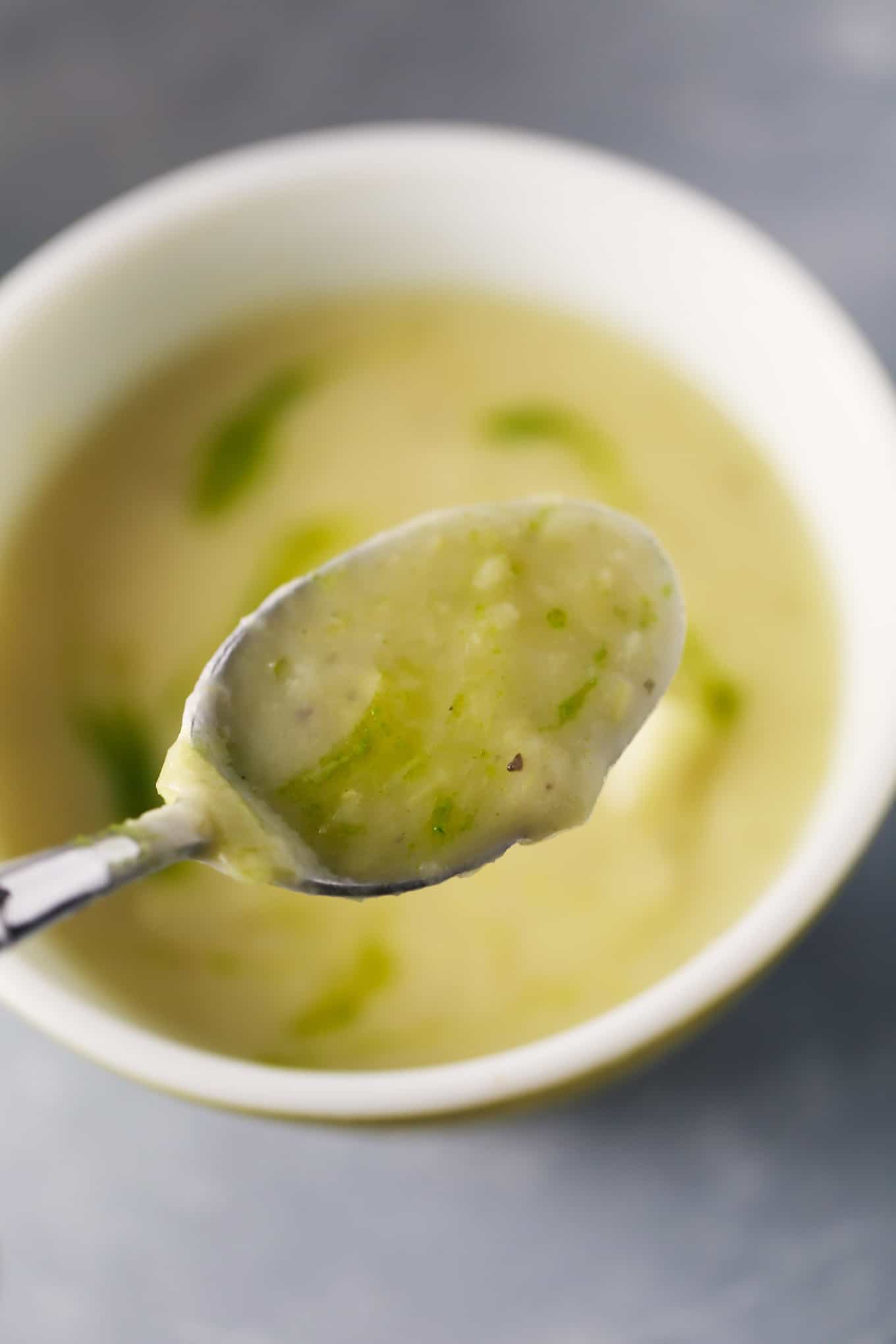Potato soup with leeks