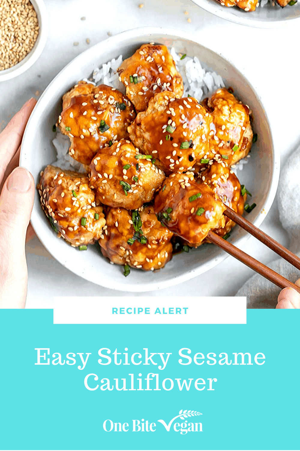 Easy Sticky Sesame Cauliflower